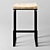 Industrial Loft Bar Stool 3D model small image 2