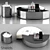 Minimalist Shields Coffee Tables 3D model small image 1
