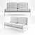 Stellar Works Blink Sofa 3D model small image 3