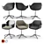 Italian Design: Marelli Chia Chairs 3D model small image 1