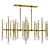 Elegant Meurice Chandelier: Adjustable, 38" x 14" x 25 3D model small image 1