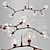 Modern Branching Bubble Chandelier 3D model small image 1