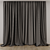 Elegant Window Curtains Set 3D model small image 3