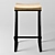 Industrial Loft Bar Stool 3D model small image 2