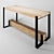 Industrial Loft Bar Table FC-33 3D model small image 2