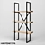 Industrial Loft Shelving Unit | 3 Shelves 3D model small image 1