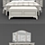 Laura Ashley Dove Gray Bedroom Set 3D model small image 2