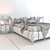 Elegant Vogue Evo - A Stylish Bedroom Solution 3D model small image 3