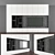 Modern TV Shelf with Archive 3D model small image 1