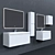 Aquaton Sherill Bathroom Furniture Set 3D model small image 1