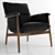 Embrace Lounge Chair - Modern Danish Design 3D model small image 1