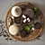 Coffee & Cheesecake Kitchen Decor Set 3D model small image 2