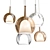 Sleek Glow Pendant Light 3D model small image 1