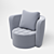 Aris Arm Chair: Sleek Design for Modern Comfort 3D model small image 1