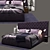 Luxury August Bed by Marelli 3D model small image 1