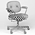 ErgoPro Office Chair 3D model small image 3