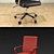 ErgoPro Seat: Office Chair 3D Model 3D model small image 3