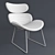 Minimalist Chic: Cazar Lounge Chair 3D model small image 3