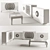 Modern Braun Franco Furniture Set 3D model small image 2