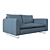 Scandinavian Bellus Casper 2 Sofa 3D model small image 3