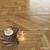 Title: Cocoa Oak Story: Seamless Color Correction Parquet 3D model small image 1