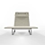 Elegant PK24 Chaise Lounge: Modern Comfort & Style 3D model small image 3