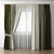 Elegant Home Curtains 3D model small image 1