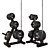Powerful Weight Rack for Efficient Workouts 3D model small image 1