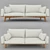 Versatile Modular Sofa - Comfortable & Stylish 3D model small image 1