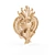 Elegant Carved Décor Pattern 3D model small image 2