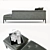 Elegant Eichholtz Cesare Lounge Set 3D model small image 2