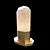 Elegant Golden Rock Crystal Table Lamp 3D model small image 1