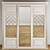 Elegant Neoclassic Sliding Wardrobes 3D model small image 1