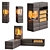 Modern Wall-Mounted Fireplace: #4 3D model small image 1