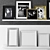 Shelf Photo Frame Set 3D model small image 3