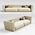 Zebrano Pandora Sofa 3D model small image 2