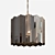 Modern Grayson Drum Chandelier: Sleek Design & Stunning Illumination 3D model small image 1