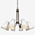Elegant Patten 8-Light Chandelier 3D model small image 1