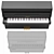 Sleek Yamaha SG2 PE Digital Piano 3D model small image 2