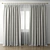 Sheer Elegance: Curtain 25 3D model small image 1