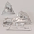 Lion Sculpture Office Set 3D model small image 2