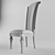 Sleek and Sophisticated Chair: Tropea Leonardo 3D model small image 3