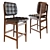 Chic Chloe Chairs by JMS (Set of 3) 3D model small image 3