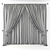 Elegant Velvet Curtain: Enhance Your Décor 3D model small image 2