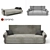 Russian-made Delux Aster Sofa 3D model small image 1