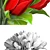 Title: Elegant Red Rose Bouquet 3D model small image 3