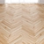 Classic Pine Parquet: Double Herringbone Layout 3D model small image 1