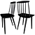 HAY J77 Chair: Stylish Comfort & Stability 3D model small image 3