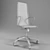 Sleek Executive Ice Chair 3D model small image 3
