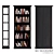 Marioni Liberia Bay: Stylish Bookshelf for Your Home 3D model small image 2